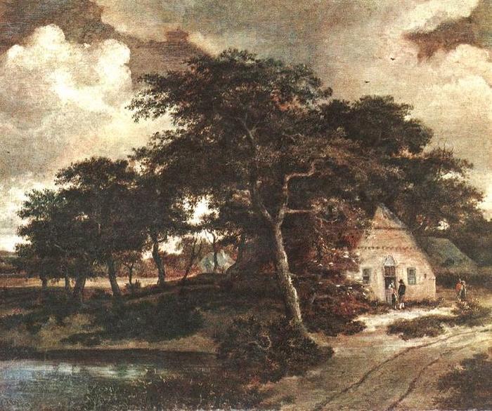 Meindert Hobbema Landscape with a Hut China oil painting art